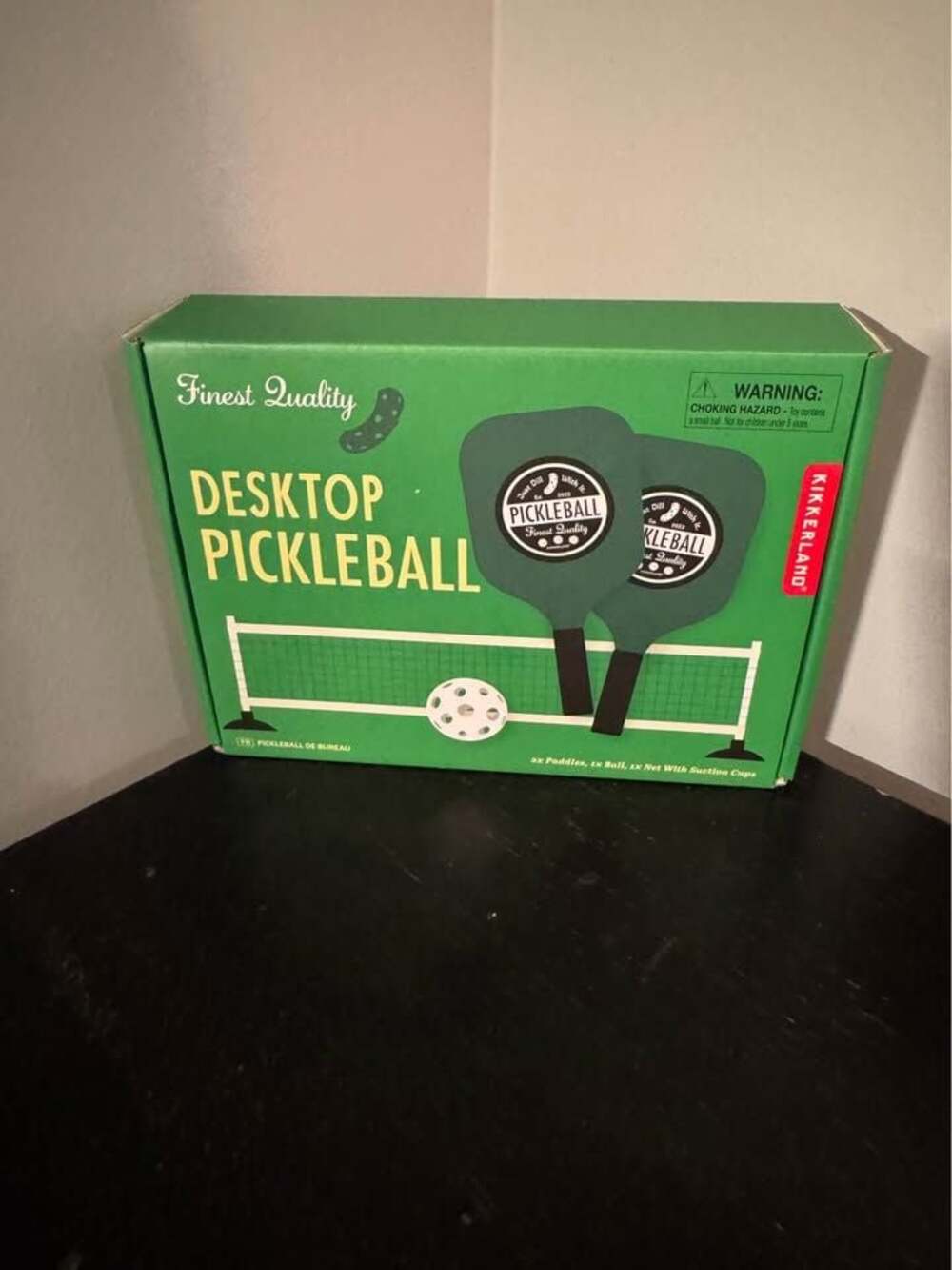 Kikkerland Desktop Pickleball Set